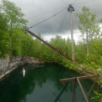 Abandoned quarry site  Vermont