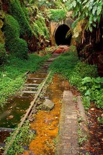 Abandoned Railway Station amp Tunnel New South Wales Australia 