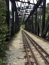 Abandoned railway track in Singapore 
