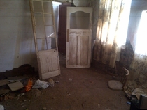 Abandoned Room in an abandoned home in Steynsburg South Africa 