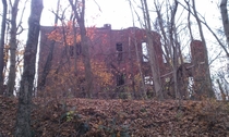 Abandoned school ruins in Rendville Ohio 