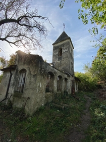 Abandoned self-built church and home of a priest in Hungary