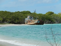 Abandoned ship in Carriacou Grenada 