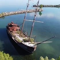 Abandoned Ship Ontario Canada 