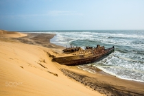 Abandoned shipwreck off the coast of Namibia - Iain Weir