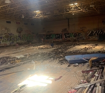 Abandoned Sleighton Farm School Gym