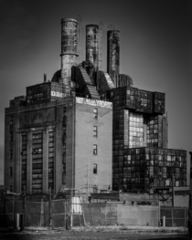 Abandoned steam plant in Philadelphia PA 