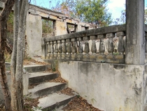 Abandoned Stone Sanctuary  St John Island US Virgin Islands