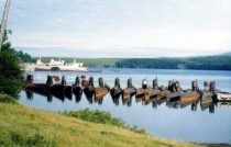 Abandoned submarines western shores of Russia 