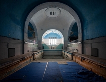 Abandoned synagogue turned into swimming hall by Nazi Germany 