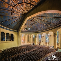 Abandoned synagogue with stunning ceiling USA 