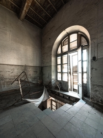 Abandoned th-century hospital in Italy