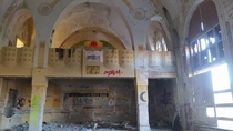 Abandoned theater in a castle 