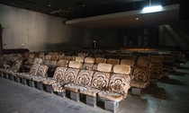 Abandoned theatre Motel Nzekele Congo