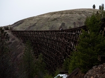 Abandoned train trestle in Idaho 