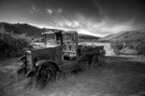 Abandoned truck in Bannack a ghost town in Montana 