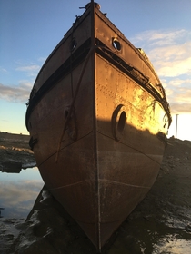 Abandoned tugboat CGS Graham Bell