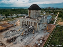 Abandoned Voronezh Nuclear District Heating Plant Demolition and Dismantling
