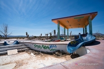 Abandoned Waterpark in the Mohave Desert 