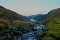 About a week ago I saw a wintery picture of Glendalough Ireland Here it is in Autumn 