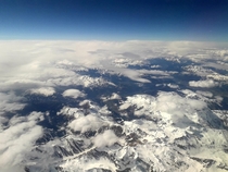 Above the Alps somwhere around the Italy- Austria border  ig matejduzel