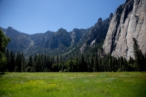 Absolute tranquility El Capitan Meadow Yosemite Valley 