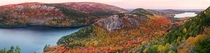 Acadia National Park Maine in Peak Fall Foliage   resized from gigapixel panorama