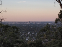 Adelaide South Australia from the hills 