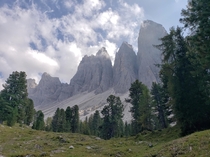 Adolf Munkel Trail in the Dolomites Italy 