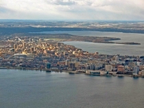 Aerial View of Madison WI x