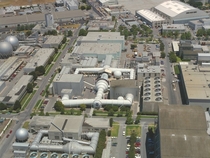Aerial view of the Unitary Wind Tunnel Plan at NASA Ames 