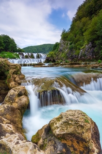 After  years I decided to take a turn on my way to Zagreb Croatia to see this waterfall in Bosnia Strbacki buk on the river Una 