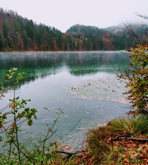 Alatsee Bavaria Germany in autumn 