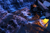 Albion falls at night - Ontario Canada 