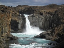 Aldeyjarfoss Iceland This waterfall along with its valley is destined to be drowned soon with the construction of a dam 