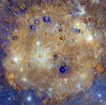 All about that Basin - mosaic of the Caloris Basin on Mercury taken by the MESSENGER spacecraft  NASA 