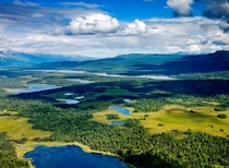 Alpine lakes and forest Denali National Park Alaska by Carol Highsmith 