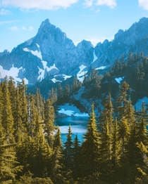 Alpine summers in the Cascade Range Washington State 