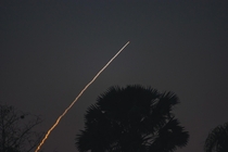 Altas V rocket launch from my house last night