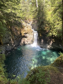 Always on the lookout for new swimming holes found another one Mt Rainier National Park 