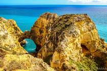Amazed how beautiful these cliffs were Close to Lagos Portugal 