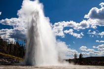 Amazing geysers at Yellowstone National Park 