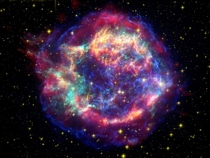 Amazing Supernova Remnant In The Constellation Cassiopeia  Light Years Away
