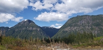 Among the mountains in the Mt Baker-Snoqualmie national forest 
