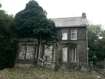 An abandoned house was a fever hospital for small pox patients Due to be demolished UK