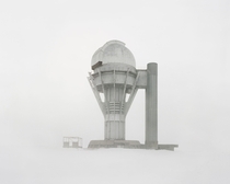 An abandoned Soviet-era observatory near Almaty Kazakhstan 