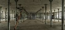 An abandoned textile factory in Narva Estonia 