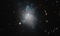 An archetypal dwarf galaxy - NGC  in the Messier  group 