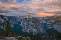 An hour after yesterdays photo I found my jaw just in time to watch it drop again at my first Yosemite sunset 