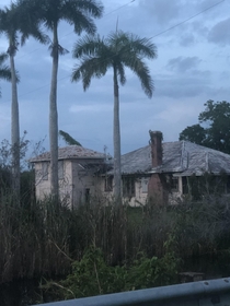 An old abandoned house in the Everglades